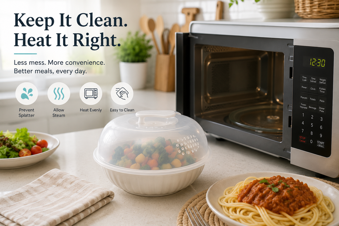 Tired of Microwave Messes? Here's One Simple Kitchen Upgrade You'll Wish You Bought Sooner