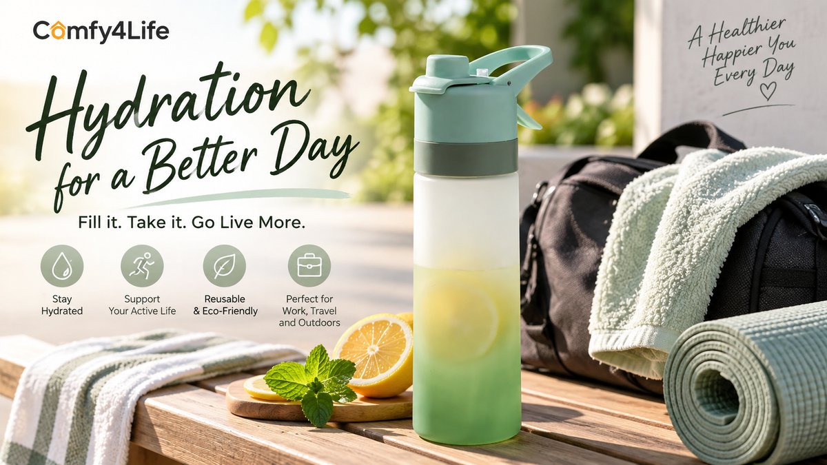 Drink More Water Without Thinking About It: 7 Easy Hydration Habits for Busy Days