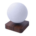 3D moon lamp with detailed lunar crater texture