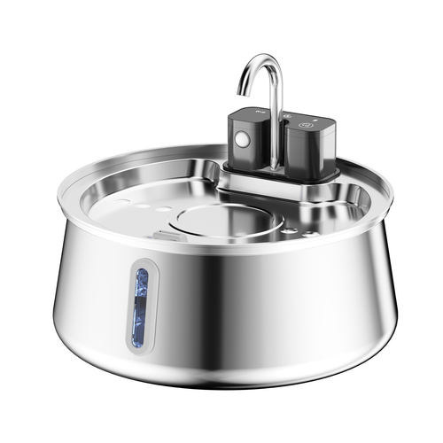 4L stainless steel automatic cat water fountain
