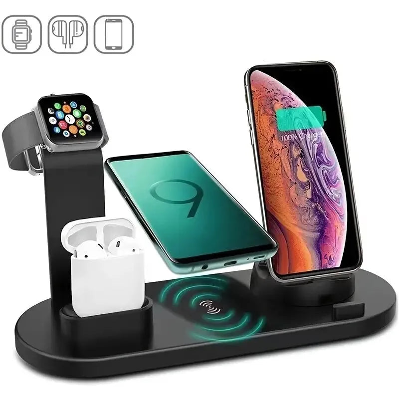 5-in-1 wireless charging station for multiple devices