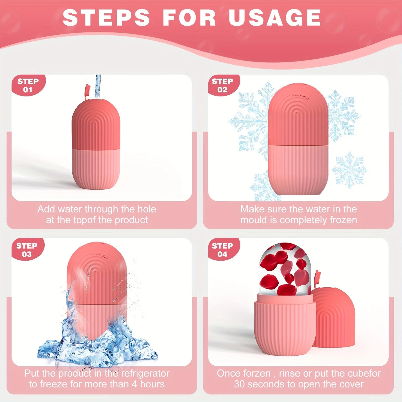 Silicone Facial Ice Roller