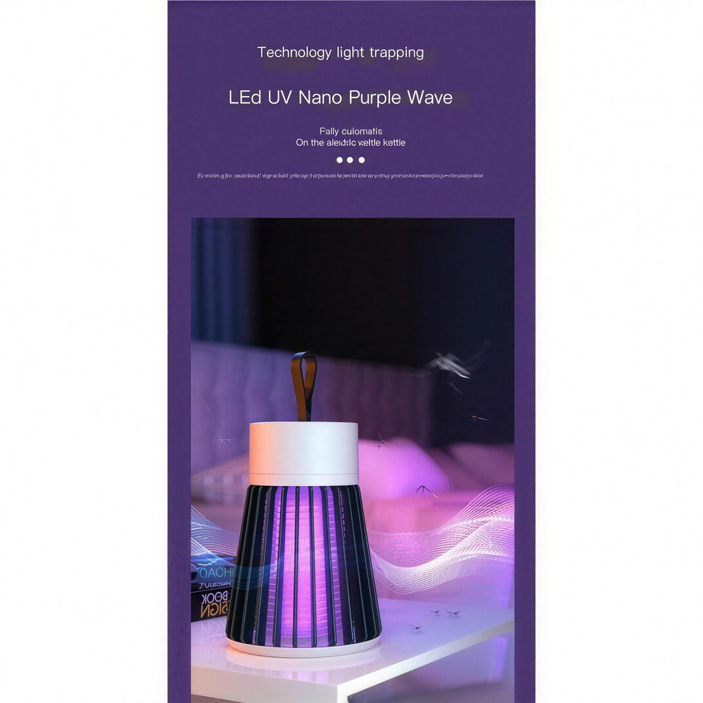 USB mosquito trap with light-attraction design
