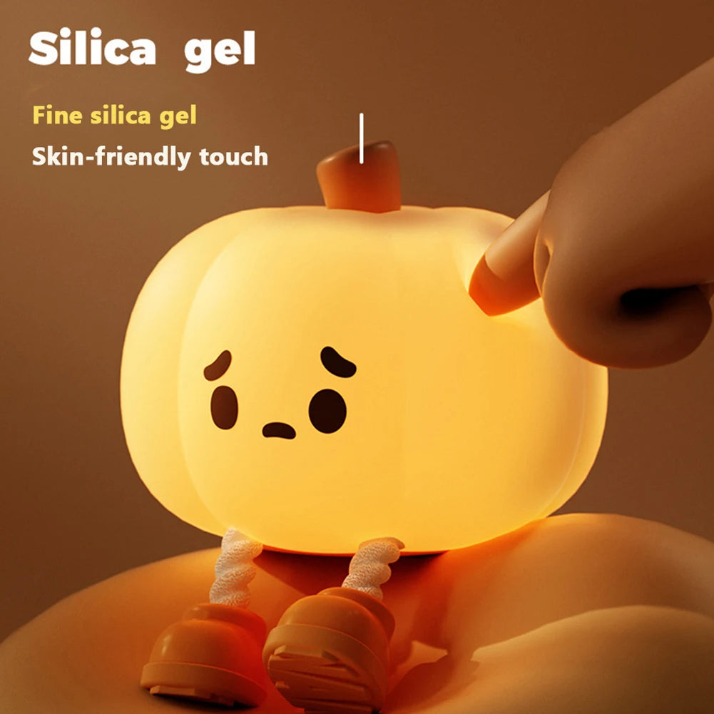 Silica gel product with a cartoonish design, glowing softly.