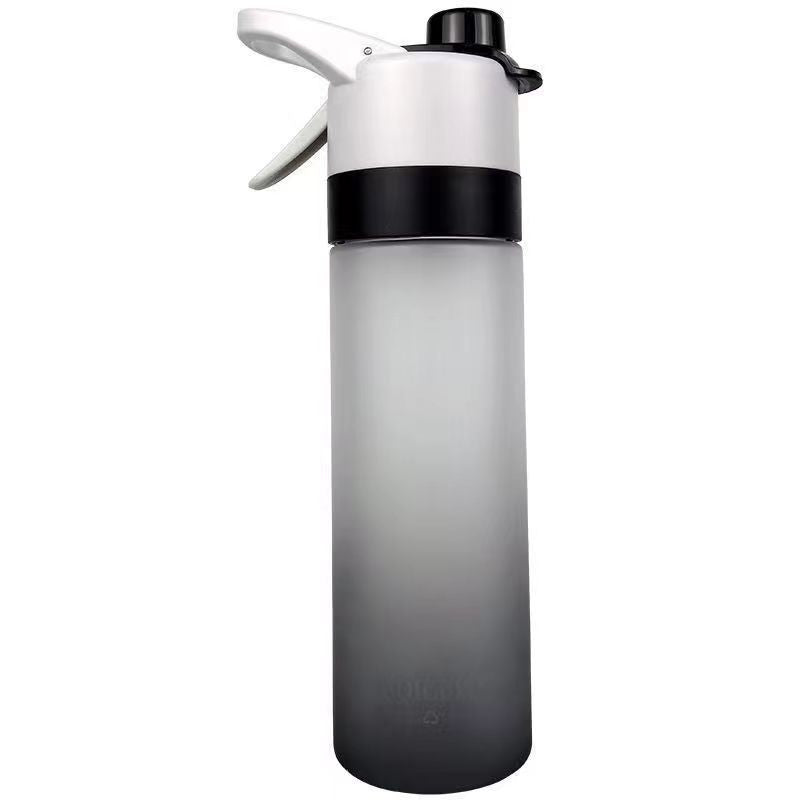 700ml Sports Water Bottle with Cooling Mist Spray | Leakproof Outdoor Water Bottle