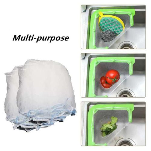 Space-saving kitchen sink corner basket for everyday cleanup