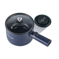 Mini electric hot pot with heat-insulating handle
