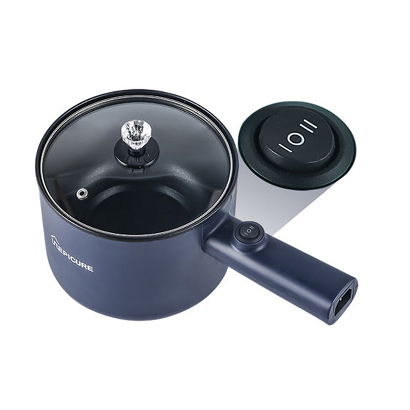 Mini electric hot pot with heat-insulating handle