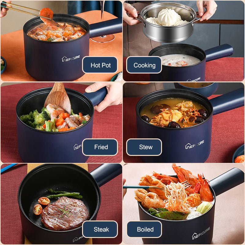 Multi-purpose electric hot pot for small kitchen cooking