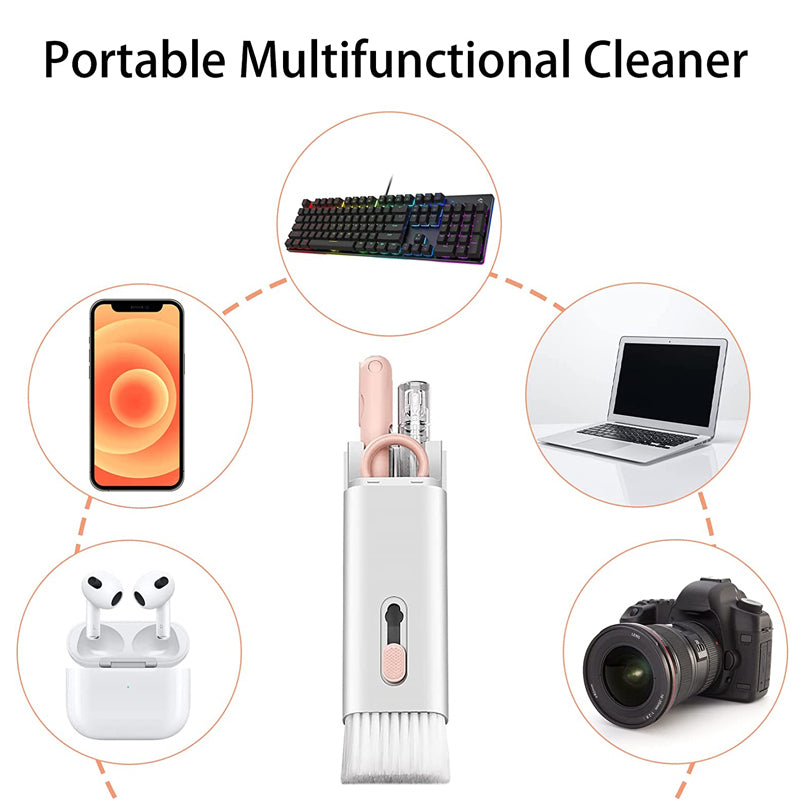 Screen cleaning kit with soft cleaning cloth